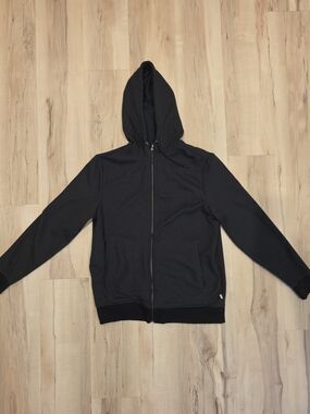 Hang Ten Men's Black Zip-Up Hoodie Sweater